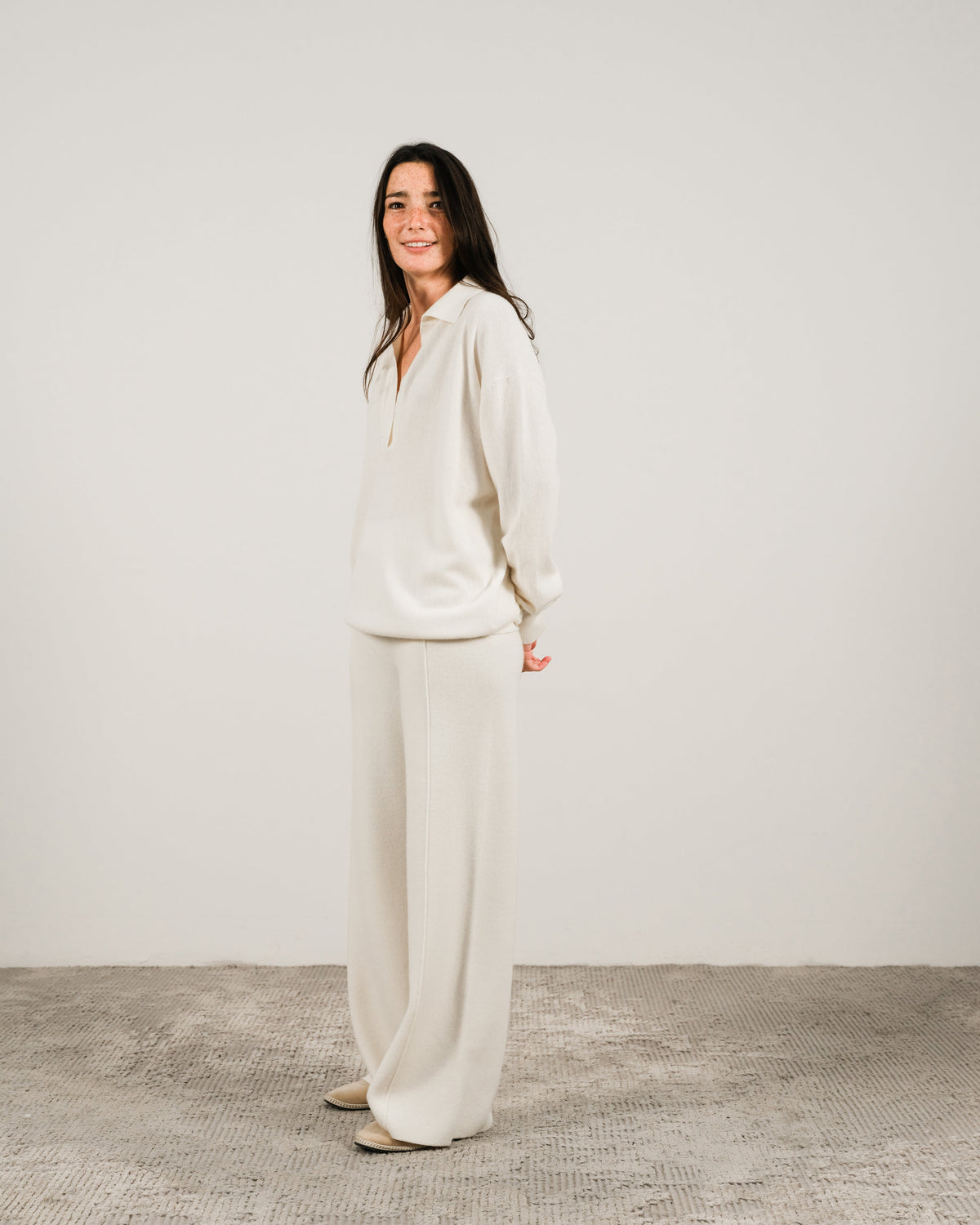 Wide-leg trousers, cashmere blend, photo 16