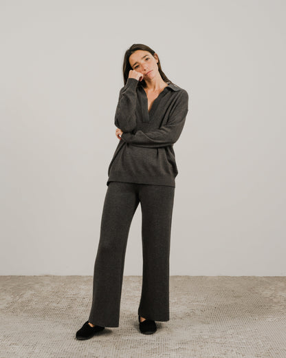 Pull col polo, mélange cachemire, photo 18