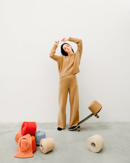 Wide-leg trousers, cashmere blend, photo 12