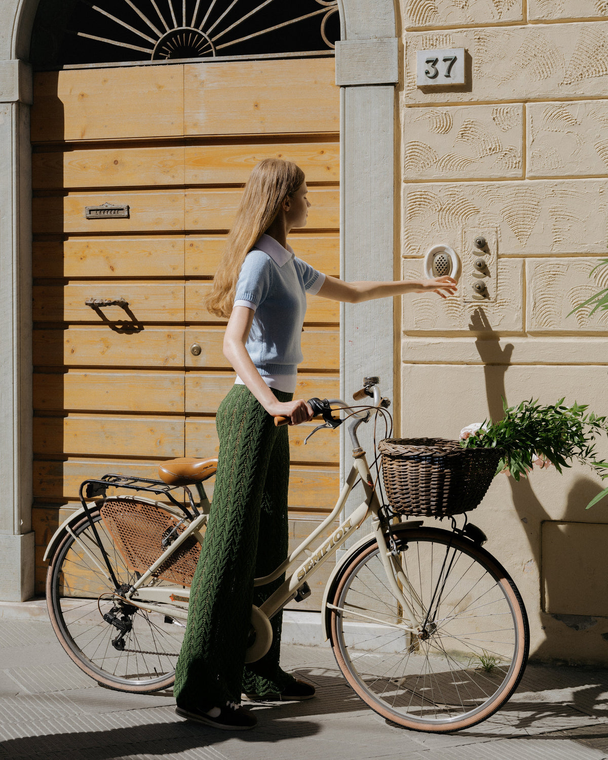 Zigzag crochet cotton trousers, photo 4