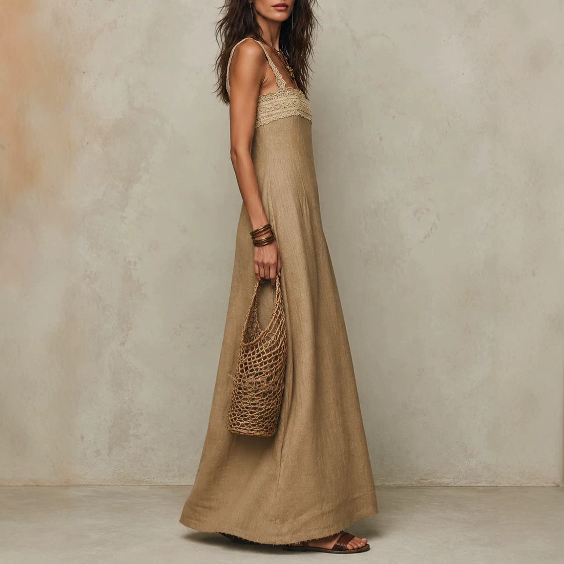 Robe Été Femme Fluide Imprimé et Confort, vue principale