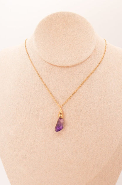 Pendentif Pépite d'Améthyste brute, photo 4
