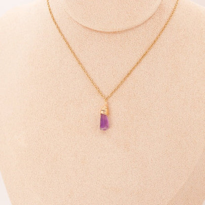 Pendentif Pépite d'Améthyste brute, photo 3