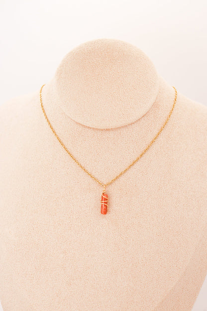 Pendentif Mini piliers en Jade « Fleurs de prunier », photo 7