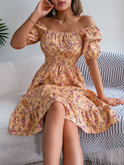 Robe d’Été à Imprimé Floral - VoltÉlan