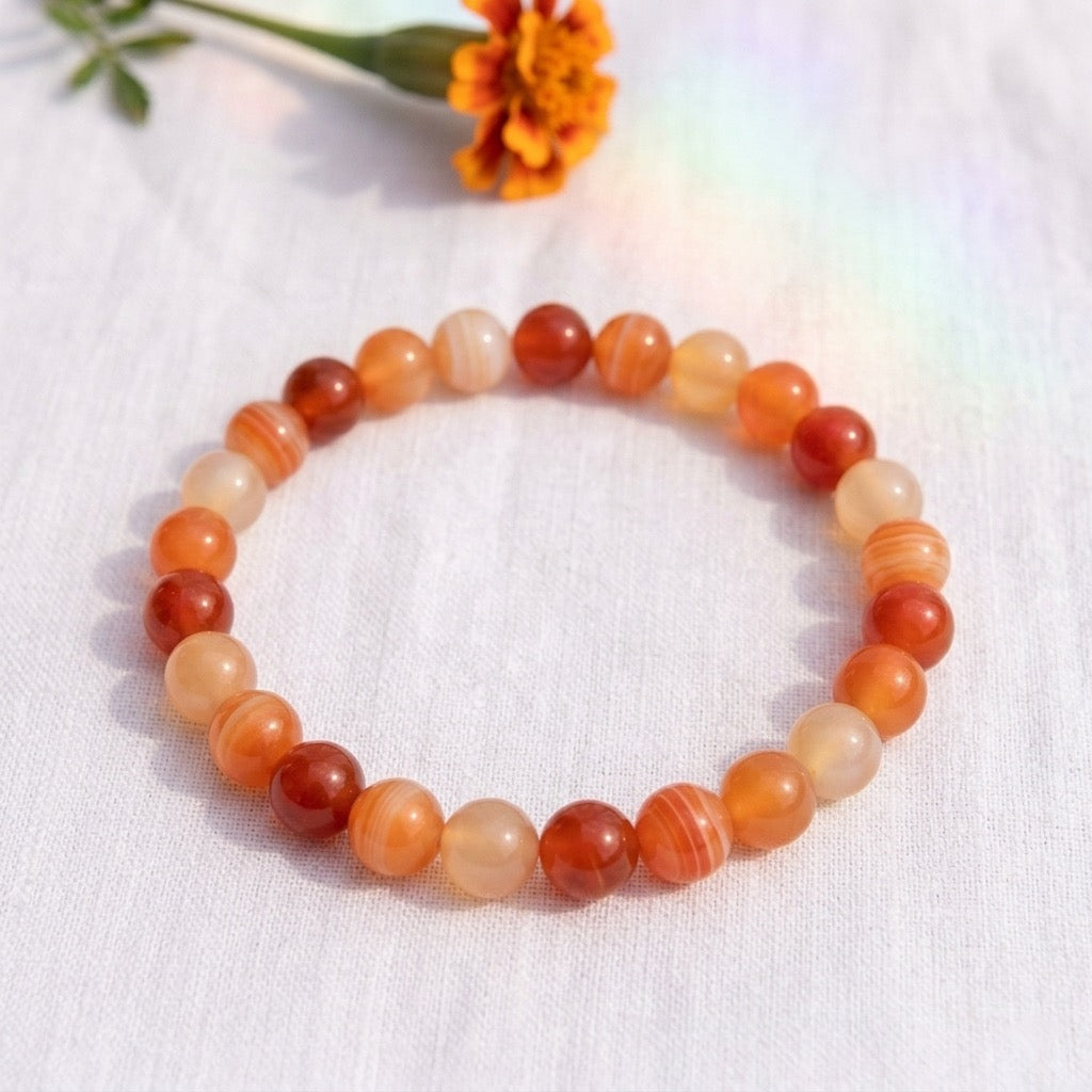 Bracelet en Cornaline, photo 4
