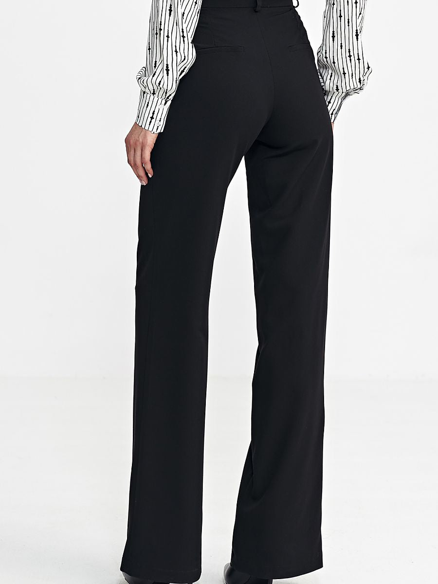 Pantalón bootcut negro de talle alto, foto 3