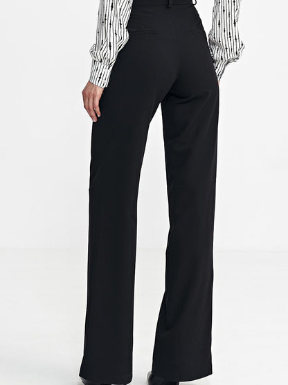 Pantalón bootcut negro de talle alto, foto 3
