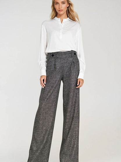 Blusa oversize de viscosa con cuello polo beige, foto 2