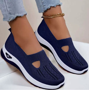 Baskets Confort Femme SNEEK - Marche & Voyage, Semelle Mémoire de Forme
