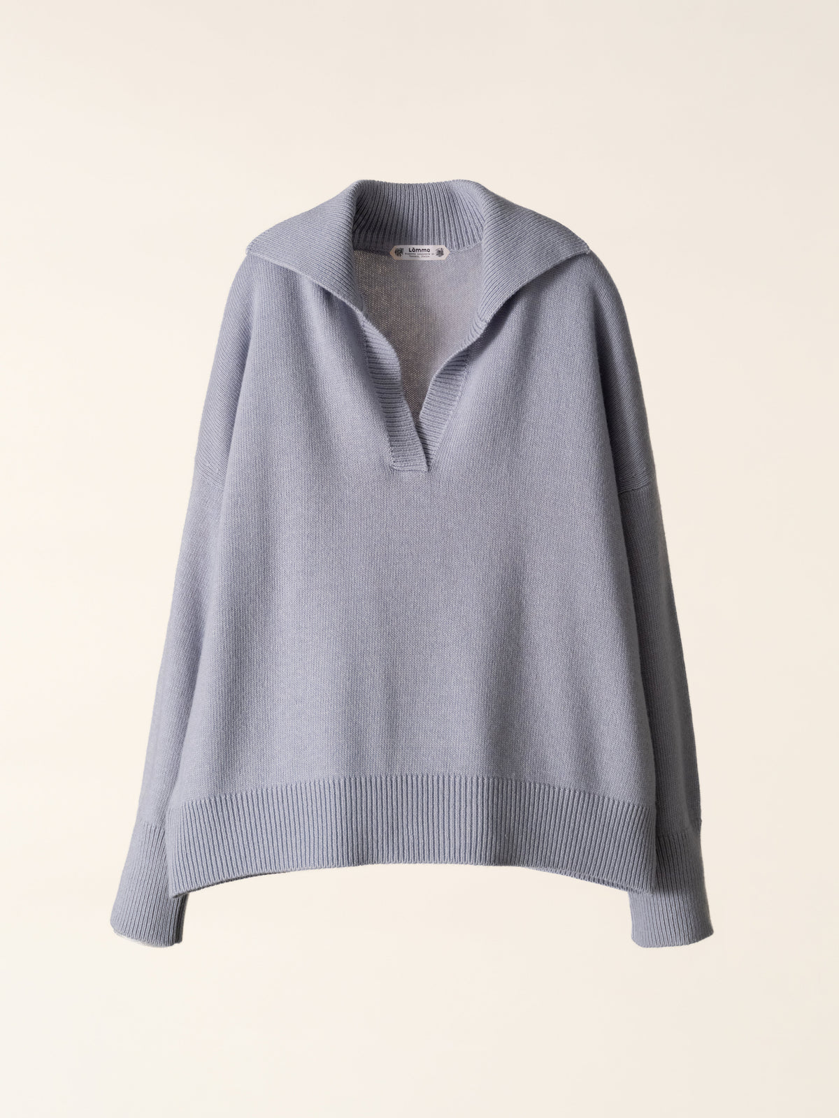 Pull maxi col polo, mélange cachemire, photo 16