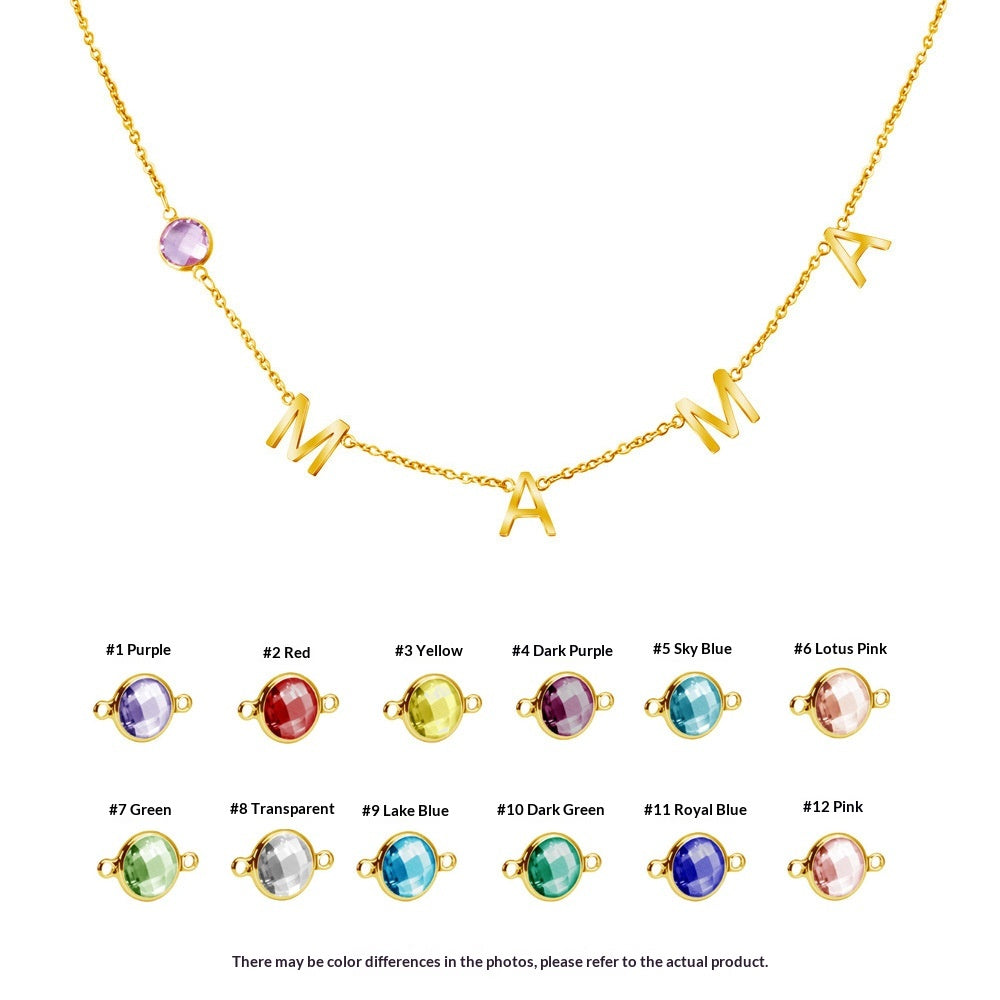 Collier Femme Doré Élégance Simple, vue arrière