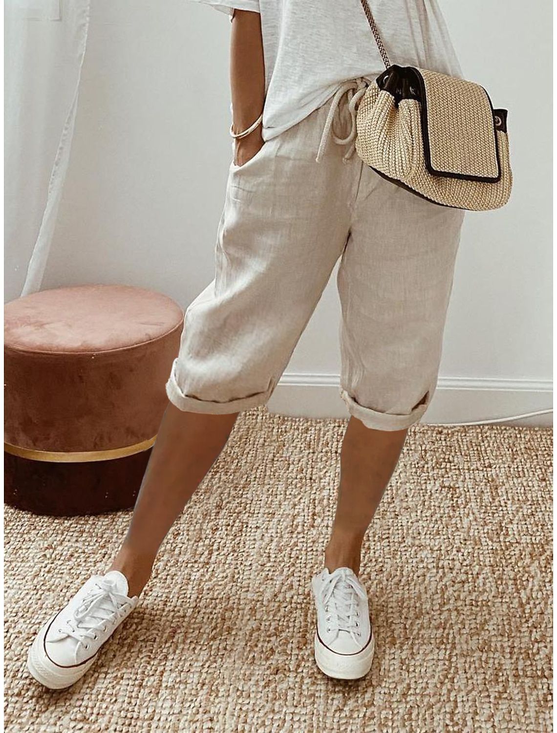 Le Confort et le Style Réunis : Votre Nouveau Pantalon Essentiel en Coton et Lin - VoltÉlan