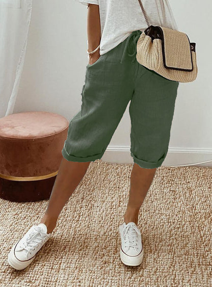 Le Confort et le Style Réunis : Votre Nouveau Pantalon Essentiel en Coton et Lin - VoltÉlan