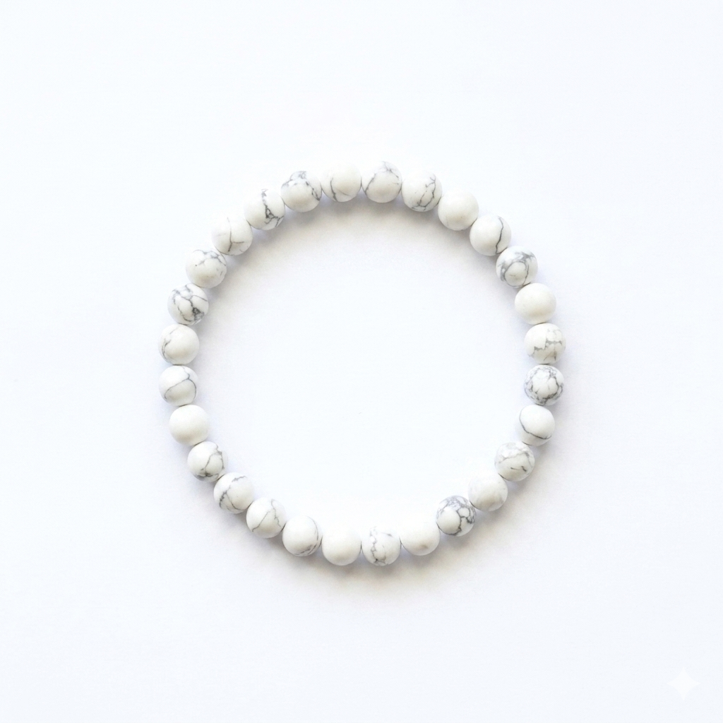 Bracelet en Howlite, photo 4