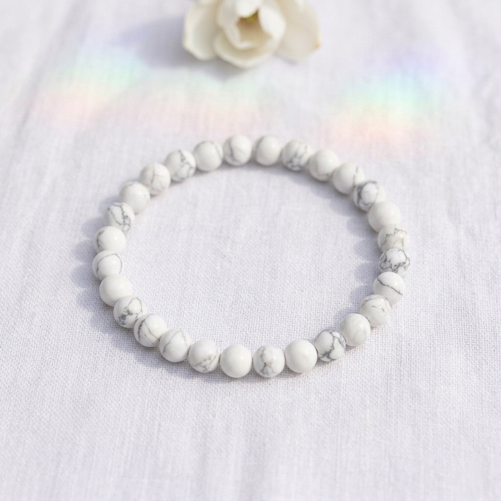 Bracelet en Howlite, photo 2