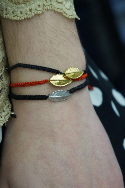 Bracelet feuille de rose, argent 925, photo 4