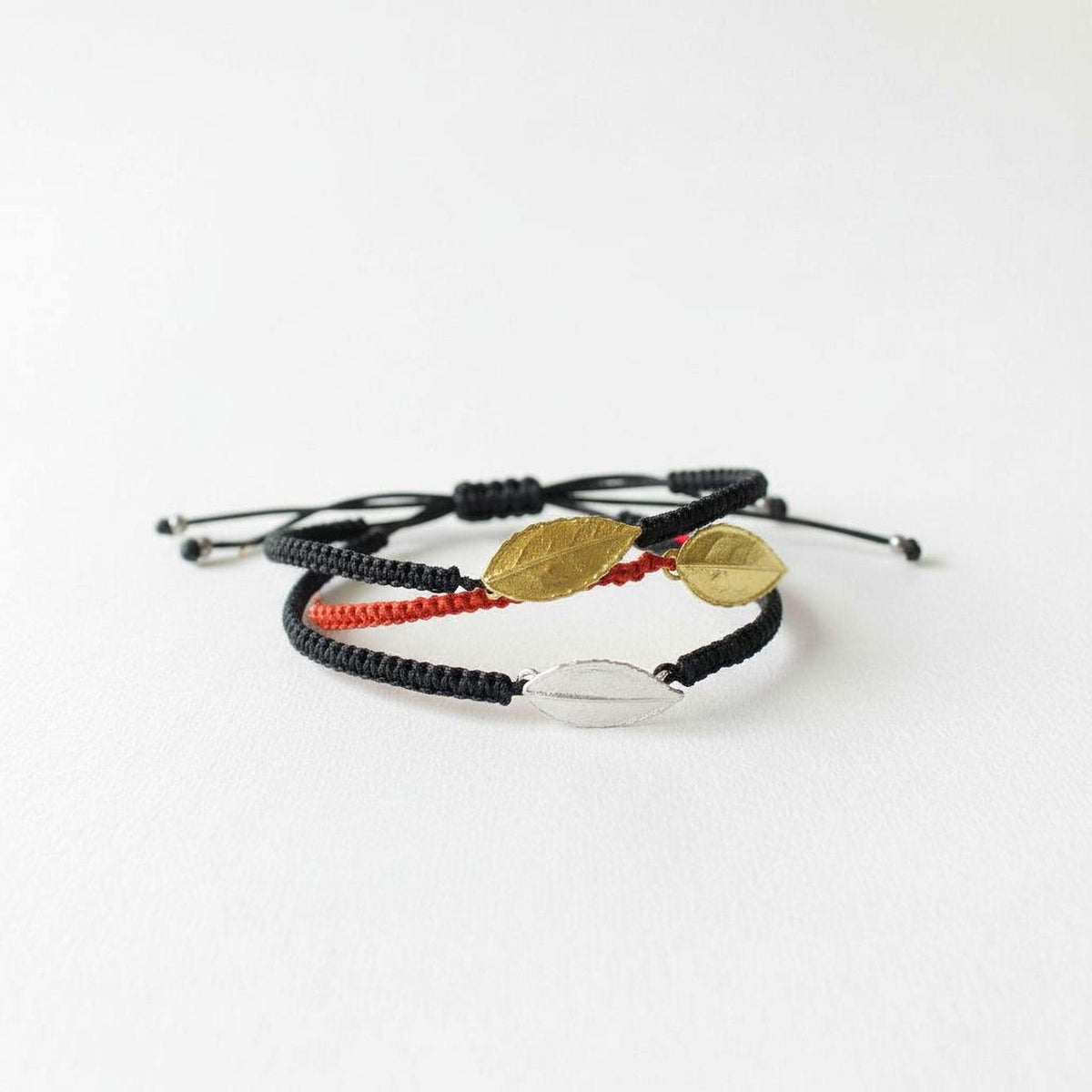 Bracelet feuille de rose, argent 925, photo 2