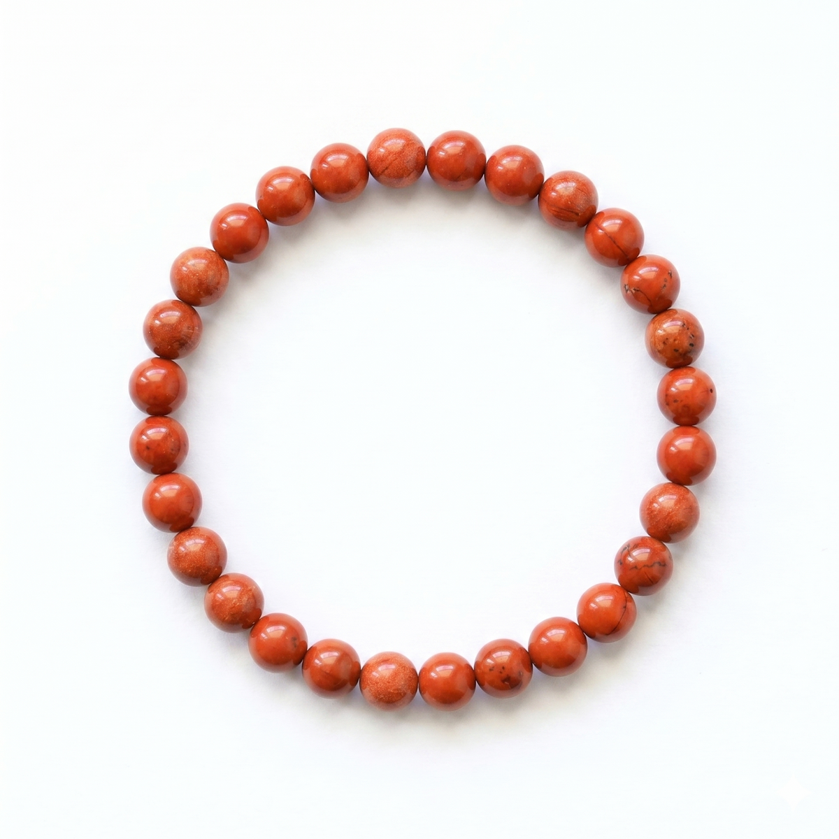 Bracelet en Jaspe rouge, photo 4