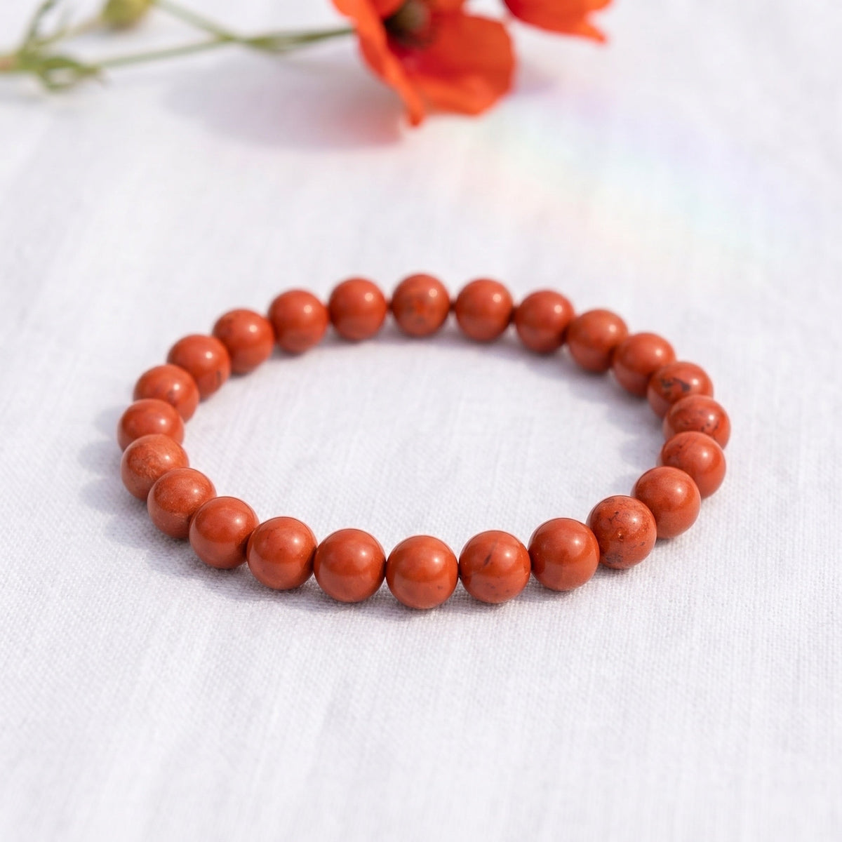 Bracelet en Jaspe rouge, photo 5