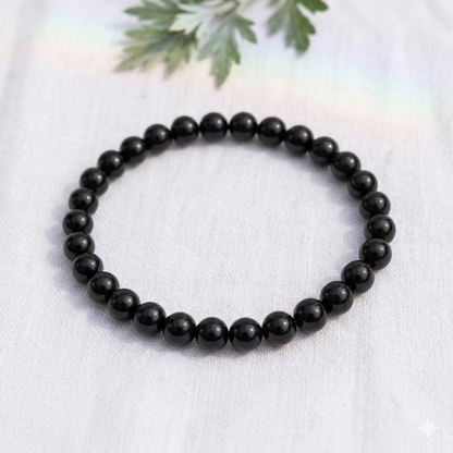 Bracelet en Obsidienne noire, photo 2
