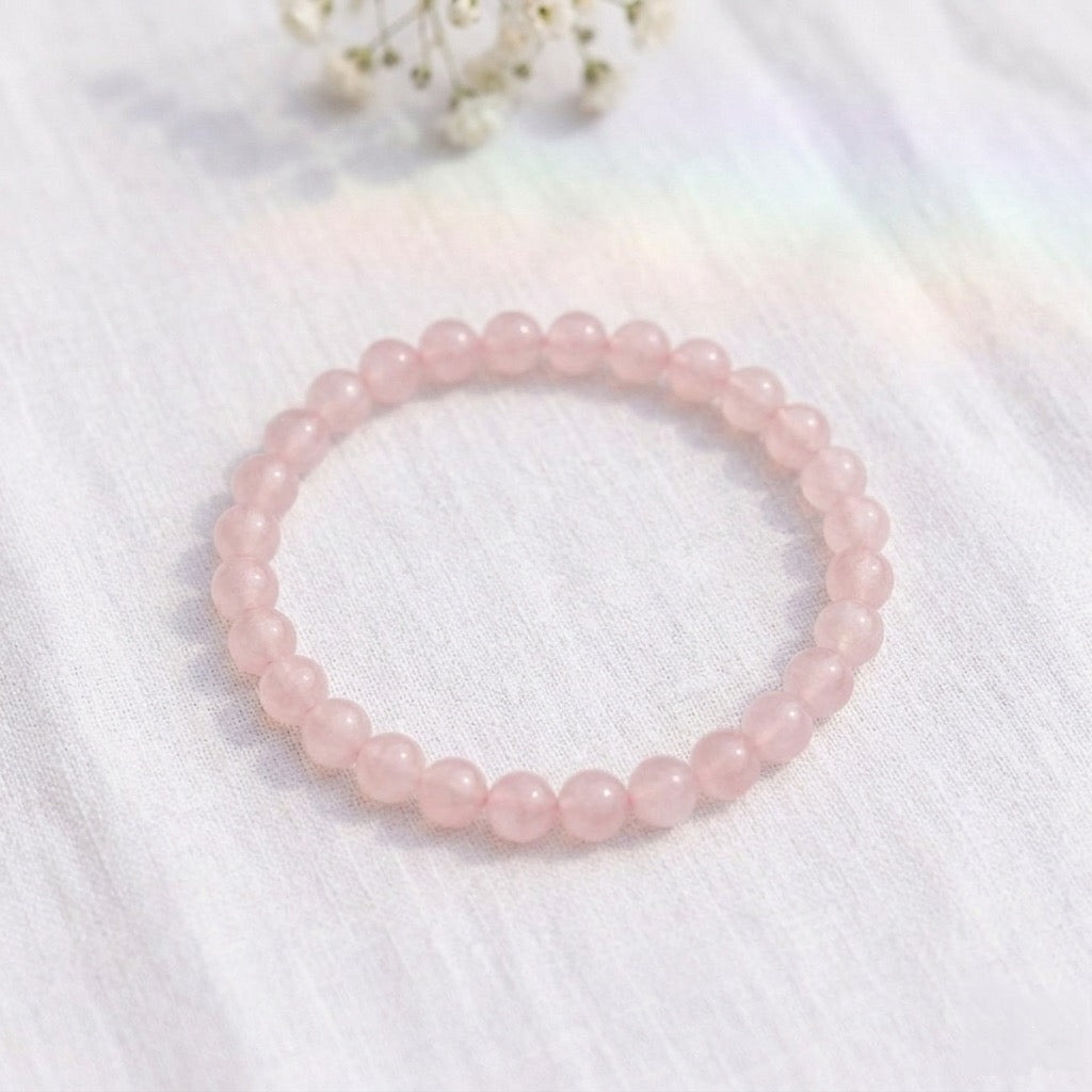 Bracelet en Quartz Rose, photo 2