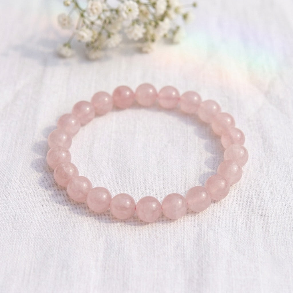 Bracelet en Quartz Rose, photo 4