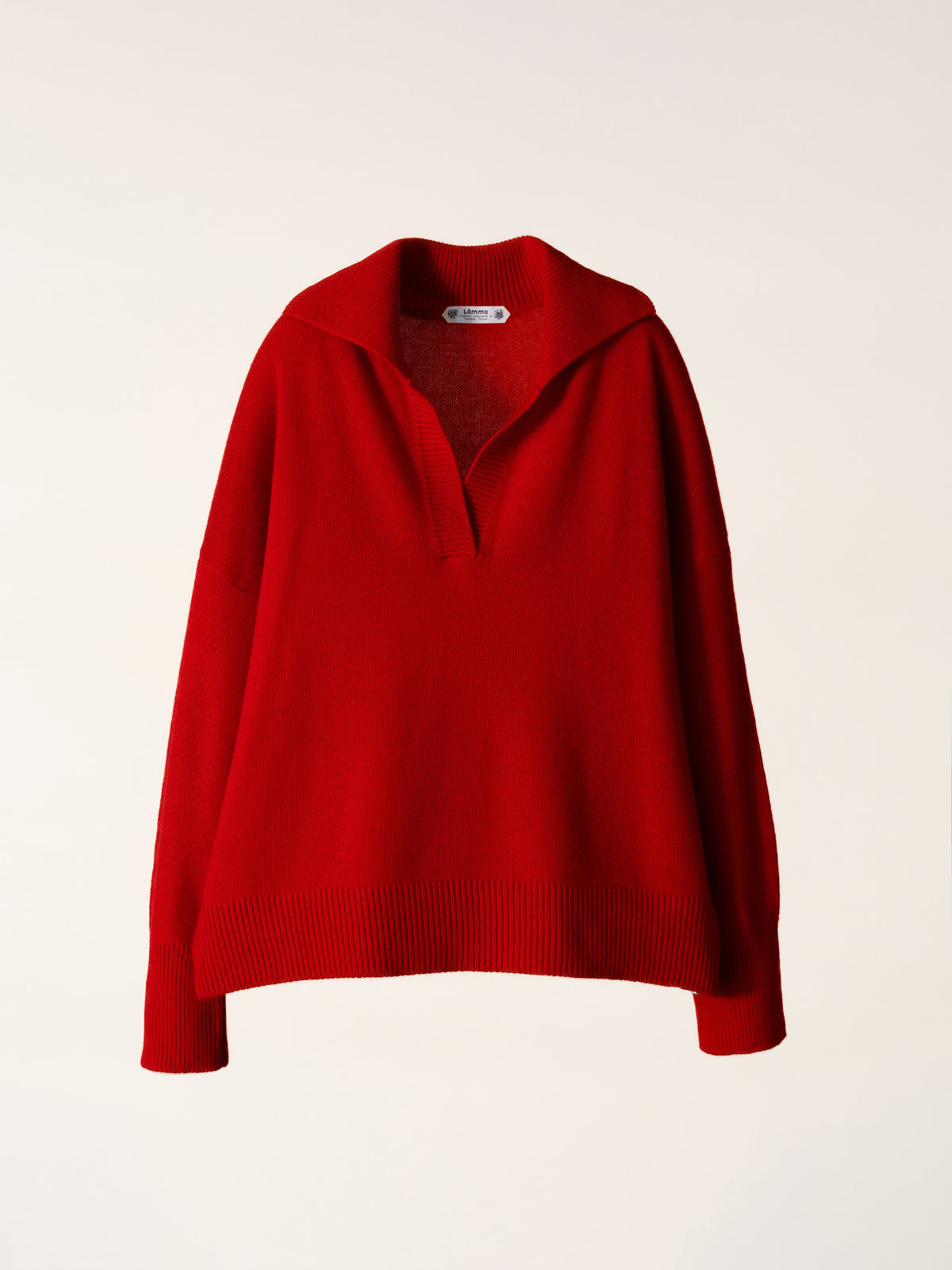 Pull maxi col polo, mélange cachemire, photo 9
