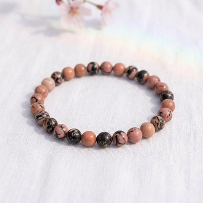 Bracelet en Rhodonite, photo 2